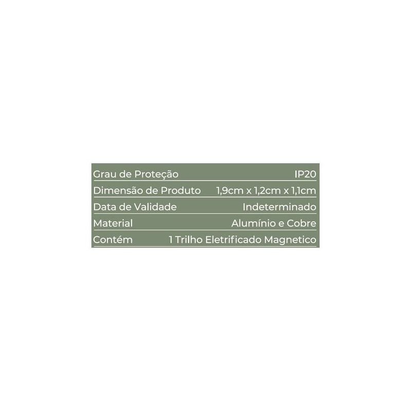 Trilho Eletrificado Sobrepor Skaly Dupla Sessão Preto 2M