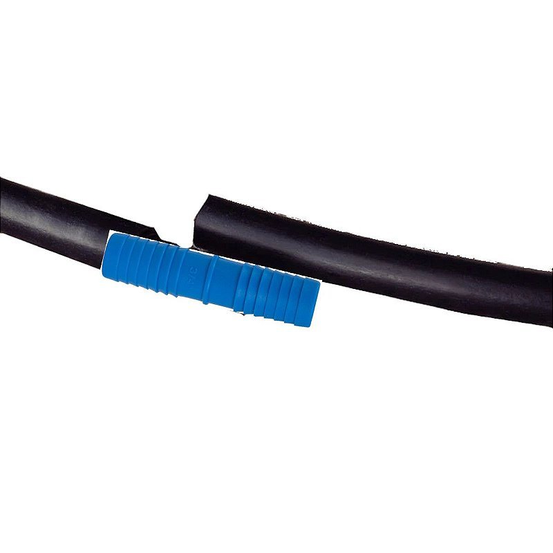 União Emenda Mangueira 3/4 25mm Interna Irrigação Forte Azul