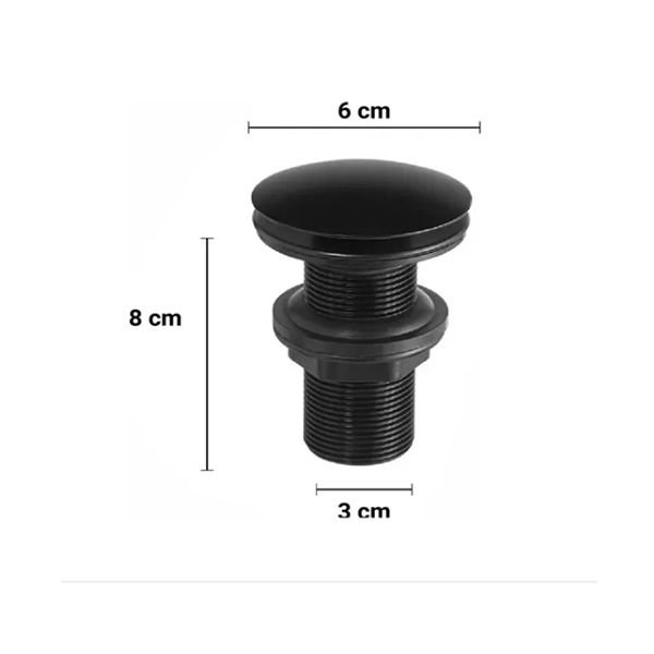 VALVULA LAVATORIO PIA CUBA INTELIGENTE CLICK 7/8 BLACK FLVX