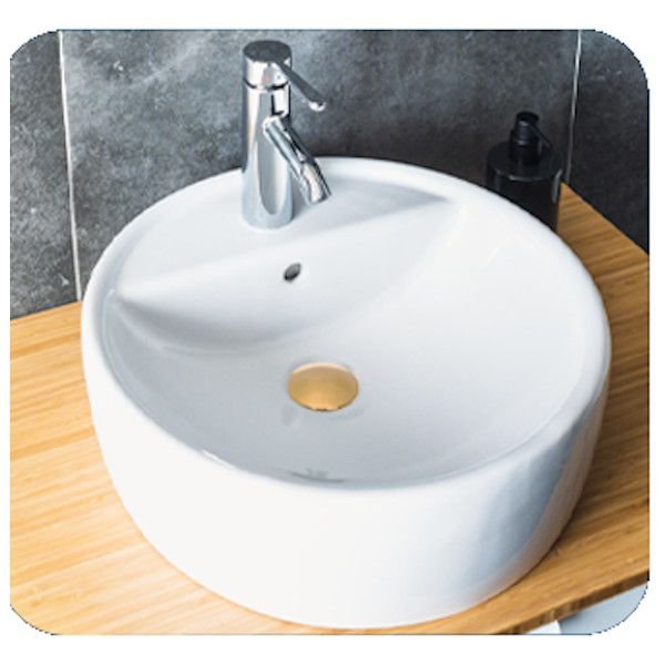 Valvula Pia Lavabo Cuba Click 1-1/4 Inox Premium Luxo Gold