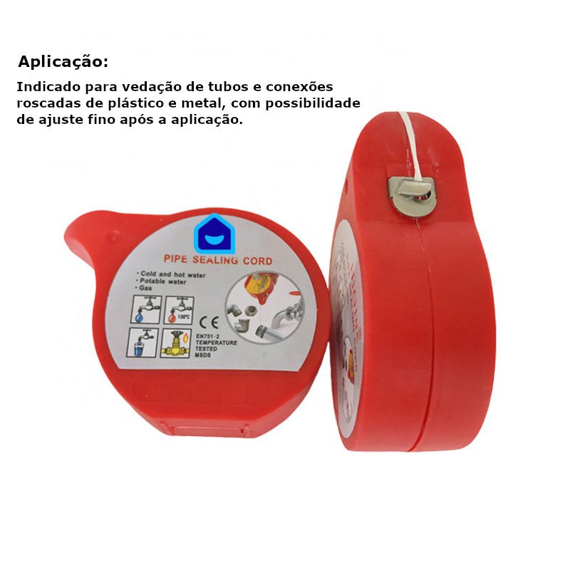 Veda Rosca Fio Profissional hidráulica alta vedação 20 mt