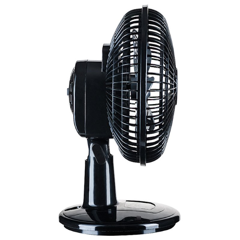 VENTILADOR mesa parede MINI TURBO 20CM PRETO/PRATA 127V