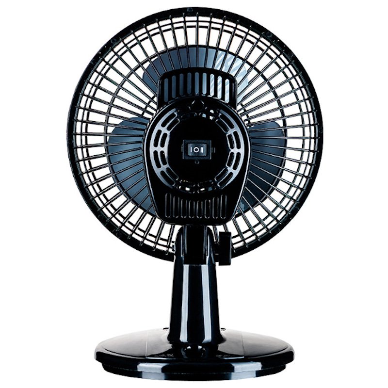 VENTILADOR mesa parede MINI TURBO 20CM PRETO/PRATA 220v